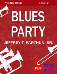 Blues Party Concert Band sheet music cover Thumbnail